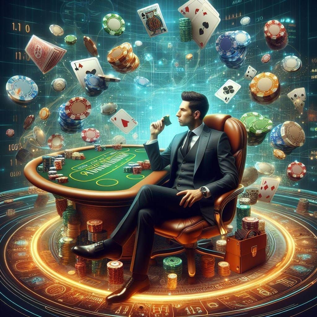 Dealer profesional ngamenjitu mengumumkan kombinasi angka di studio produksi berkualitas tinggi